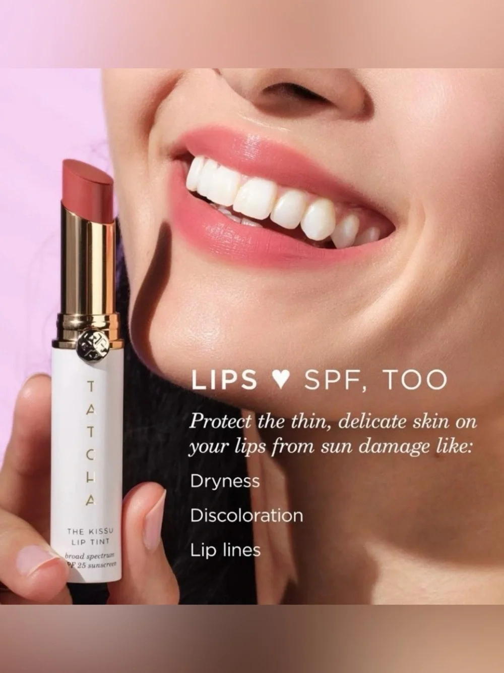 Tatcha The Kissu Lip Tint - Plum Blossom